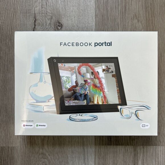 Facebook Portal Smart Video Calling 10” Touch Screen Stationary w/ Bluetooth NEW - Picture 1 of 12